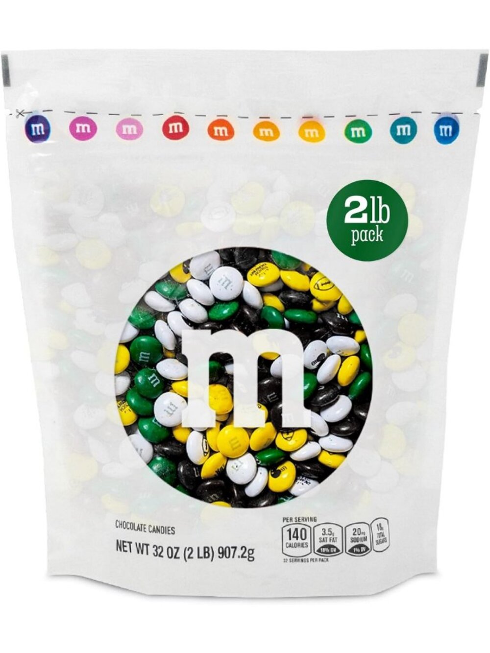 Bulk Milk Chocolate Football Candy, 2 lb Resealable Bag - Perfect for Parties